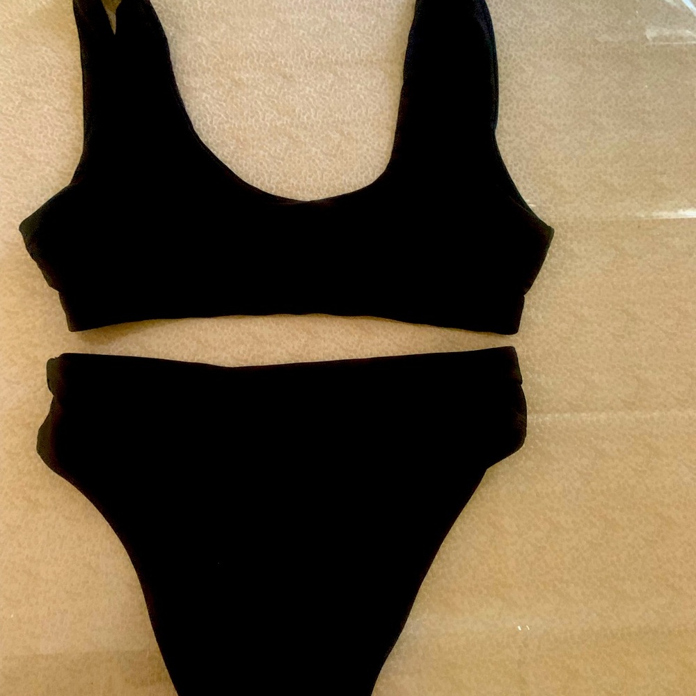 classic black two piece